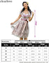 Damen Dirndl-Set 3-teilig | Kleid, Bluse & Schürze inklusive | Ideal für das Oktoberfest